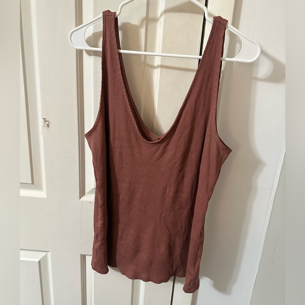 Express Large mocha tank top